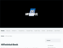 Tablet Screenshot of hifiwinkel-beek.nl
